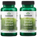 Swanson Ginkgo Biloba Extract Standardized Delayed-Release Memory Brain Cognitive Function Health Supplement 120 mg (24% Flavone Glykoside, 6% Terpene Lactons) 100 Veggie Drcaps (2 Pack)