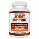 Arazo Nutrition Glucosamine Chondroitin Turmeric Msm Boswellia - Joint Support Supplement für Relief 180 Tabletten für Knochen, Rücken, Knie, Hände (180 Tabletten)