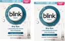 Blink Tears Konservierungsmittel Freischmierende Augentropfen 25 ct 0,01 fl oz EA (0,4 mL EA) (Pack von 2)