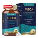 Totaria TUDCA Supplement 1200mg (Tauroursodeoxycholsäure), 120 Kapseln, Ultra Strength TUDCA Bile Salts Leberergänzungen, Pure Tudca für Leber- und Gallenblasenreparatur, Darmgesundheit