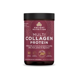Antike Ernährung hydrolysierte Collagen Peptide Pulver, Unflavored Multi Collagen Powder Packets für Frauen und Männer mit Vitamin C, 24 Servierungen, Unterstützt Haut und Nägel, Gut Health