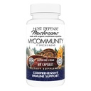 Host Defense MyCommunity Capsules - 17 Arten Blend Pilzergänzung für Immununterstützung - Kräuterhilfe mit Lion's Mane, Reishi. Chaga, Cordyceps, Türkei Tail & More - 60 Kapseln (30 Servierungen)*