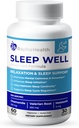 Schlafen Sie gut | Natürliche Schlafhilfe mit Magnesium Glycinate, Valerian Root und Kamille | Non-Habit Forming | 60 Kapseln - 30 Nächte restful Sleep