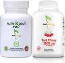 Gout e si NutriGout Plus Uric Acid Support e Tart Cherry Extract 3000 mg Bundle
