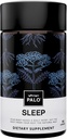 PALO Sleep & Stress Support – Melatoninfreie vegane Ergänzung mit Bio Valerian Root, L-Theanin, Magnesium, Kamille, Zitronenbalsam & Passionflower – 90 Kapseln