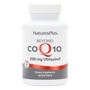 Naturen Plus Jenseits CoQ10-200 mg Ubiquinol - 30 Leicht zu schlucken Softgels - Hohe Potenz, hohe Absorptionsergänzung, fördert Herzgesundheit, Antioxidans - 30 Servietten