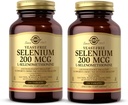 Solgar Yeast-Free Selenium 200 mcg - 250 Tabletten, Paket von 2 - Unterstützt Antioxidans & Immunsystem Gesundheit - Non-GMO, Vegan, Glutenfrei, Dairy Free, Kosher - 500 Gesamt Servierungen