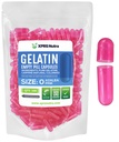 XPRS Nutra Größe 0 Leere Kapseln - 100 Count Leere Gelatine Kapseln - Pillen für DIY Kapsel Füllung - Pure Bovine Pille Gel Kapseln für Do-It-Yourself Ergänzungen (Azalea Pink)