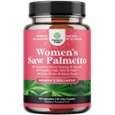 Extra Strength Saw Palmetto für Frauen 500mg - DHT Blocker für Frauen 30-Tage Versorgung - Haar Vitamine für Haarausfall Ergänzung - Pure Saw Palmetto Extrakt Kapseln mit Maca Root & Biotin - 90 Kapseln
