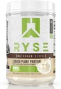 RYSE Loaded Plant Protein - Vanilla - 20g di polvere di proteine vegetali vegana naturale di Pea, ceci e riso d'orzo - Nessun colore artificiale, aromi o dolcificanti - 20 Serve