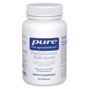 Pure Encapsulations PureGenomics Multivitamin - Ergänzung zu den Nährstoffanforderungen der allgemeinen genetischen Variationen - mit Vitamin A,B,C,D,E, K & Minerals - 60 Kapseln