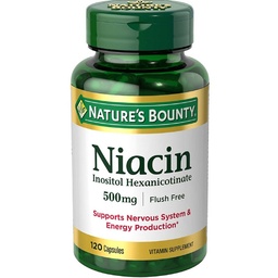 Nature's Bounty Niacin 500 mg Kapseln 120 ea (Packung 2)