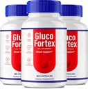 Gluco Fortex Kapseln, GlucoFortex Unterstützung Ergänzung Pillen - Maximale Stärke, Gluco Fortex Gesundheit & Wellness Alle natürlichen Formel, offizielle GlucoFortex Gesundheit Kapseln Bewertungen (3 Pack)