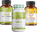 Premium Neem & Turmeric Supplement Bundle – 2-in-1 Kapselformel für Hautgesundheit, Immun- und Reinigungsunterstützung