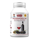 ANDREW LESSMAN Resveratrol-100mg - 180 Kapseln - Red Wine's Beneficial, Naturally Occurring Antioxidant, Ohne Alkohol. Zusatzstoff frei