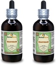 Heartsease (Viola Tricolor) Glycerit, Organic Dried Leaves and Flowers Alcohol-Free Liquid Extract (Markenname: HerbalTerra, Proudly Made in USA) 2x4 fl.oz (2x120 ml)