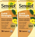 Senokot Extra Kraft Natürliche Gemüse Laxative für Gentle Overnight Relief Belegung, 36 Count (Pack von 2)