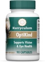 OptiKind Vision Unterstützung Augen Vitamine, 90 Kapseln, Augengesundheit Formel mit Lutein für Augen und Glutathion