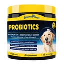 Probiotics for Dogs - Dog Probiotics for Digestive Health, Prebiotics, Enzyme, Fiber und Omega-3 mit Vitaminen zur Förderung der Darmgesundheit, Unterstützung Immunität, Allergien & Itchy Haut, 120 Bites