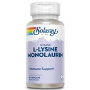 SOLARAY L-Lysine Monolaurin Immununterstützungsergänzung, 1:1 Ratio für Immunsystem Funktion, 500 mg Jede, 60-Tage Geld-zurück-Garantie, 30 Servierungen, 60 VegCaps