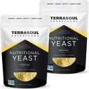 Terrasoul Superfoods Premium Nutritional Yeast Flakes, 2 Lbs (Pack of 2), Fortified, Savory Superfood für Vegan Cheese, Saisoning und Plant-Based Protein Boost