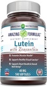 Erstaunliche Formeln Lutein 40 mg mit Zeaxanthin 1600 mcg | Softgels Supplement | Non-GMO | Gluten Free | Made in USA (40 mg, 180, Count)