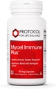 Protokoll Mycel Immune Plus - Pilzmischung mit Astragalus Extrakt - Immununterstützungsergänzung* - Cordyceps, Lions Mane, Maitake &amp; More - Non-GMO & Kosher - 90 Veg Caps