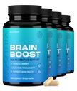 Nootrix Brain Boost Nootropic Supplement | Unterstützt Gedächtnis, Mental Fokus, Kognitive Gesundheit & Energie | Koffeinfrei, fördert gesunde Stimmung & Gehirn Funktion w/Gingko Biloba & DMAE | 240 Kapseln
