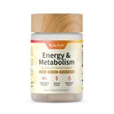 Snap-Ergänzungen Energie & Stoffwechsel Kräuter-Komplex für Fatigue, Stress Relief, Energie Booster & Bessere Stimmung, Energie Pillen für Frauen & Männer, 60 Kapseln (30 Servierungen, 1 Monat Versorgung)