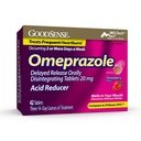 GoodSense Omeprazol Delayed Release Orally Disintegrating Tablets 20 mg, Erdbeeren Geschmack, Auflösen Tabs, Treats Häufigkeit Sodbrennen, Säure Reducer, Sodbrennenmedizin, 42 Tabletten