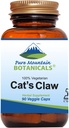 Pure Mountain Botanicals Cat's Claw Capsules - 90 Kosher Vegan Caps mit 1000mg Peruvian Katzen Kralle Uncaria Tomentosa Kräuterergänzung