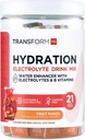 TransformHQ Hydration Drink Mix (21 Single-Serving Packets, Fruit Punch) - Hydration Supplement Mischung mit Vitaminen und Elektrolyten