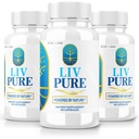 rize labs - LivPure powered by Nature - Erweiterte Formel - Pure Support Diät-Ergänzung für Leberunterstützung, Extrastärke, Vegan, Leberfunktion Pillen (180 Kapseln)