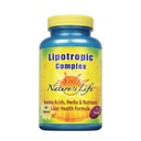 Nature's Life Lipotropic Complex | Umfassende Unterstützung für gesunde Leberfunktion | mit Choline & Inositol | Non-GMO | 90 Vegetarische Tabletten