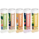 Drinklits Daily Hydration + Immununterstützung (5) Flavor Combo Pack | Tasty Fruit Flavors - 0g Sugar - Tägliche Verwendung | 5 Tubes/50 Servierungen (10 Tabletten pro Tube)