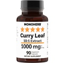 MONOHERB Curry Leaf Extract 1000 mg - 90 capsules végétariennes