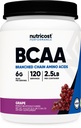 Nutricost BCAA Powder (Grape, 120 Portionen) - Glutenfrei, Non-GMO, Vegetarisch, Optimal 2:1:1