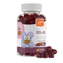 Zahler Chapter One Vitamin D3 K2 Gummie, Enthält 1000IU Vitamin D3 und 45MCG Vitamin K2, D3 & K2 Gummy Supplement, Kosher, 60 Gummie