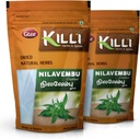 KILLI Nilavembu | Chirata | Kirayata | Andrographis paniculata | Kalmegh Crushed, 100g (Pack von 2)