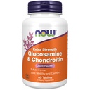JETZT Nahrungsergänzungsmittel, Glucosamin & Chondroitin Extra Strength, Sulfat Formen, 60 Tabletten