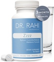 Dr. Rahi Melatonin 5mg mit Kalzium und B6 Schlafunterstützungsergänzung, Made in USA, Melatonin 5 mg Tabletten für Tiefschlaf, ruhiger Schlaf, natürliche Schlafhilfe für Erwachsene, Zzzz - Melatonin