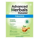 von The Makers of Dramamine, Advanced Herbals, Ginger Chews, Nausea Relief Soft Chews Lemon-Honey-Ginger, 40 Count