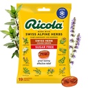 Ricola Sugar Free Swiss Herb Cough Drops, 19 Count, Cough Suppressant & Throat Relieving Drops mit natürlich Sourced Menthol, angenehmen Geschmack für Husten & Throat Irritation Symptome Relief