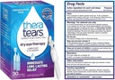 TheraTears Dry Eye Therapy Schmierende Augentropfen für trockene Augen, Konservierungsfreie Augentropfen, 30 Single-Use Vials (3 Pack)