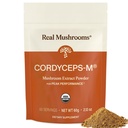 Echte Pilze Cordyceps Pilzpulver - Organische Cordyceps Pulver Pilz Energie und Wellness-Unterstützung - Reich an Beta Glucans - Non-GMO, Vegan-Ergänzung, 60 Portionen