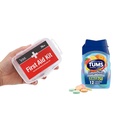 DMI 76-Piece First Aid Kit und TUMS 12 Count Smoothies Extra Strength 750mg Calcium Carbonate Antacid Chewable Tablets Bundle
