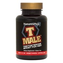 NaturesPlus T Männlich - 60 Vegetarische Kapseln - Fördert Muskelaufbau & Stamina, Mood Enhancer - Glutenfrei - 30 Gesamt Servierungen