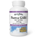 Natürliche Faktoren Pharma GABA - Nahrungsergänzungsmittel unterstützt ruhige Schlaf- und Schlafqualität - Natürliche, schnell arbeitende Ergänzung hilft Fokus & Gehirn Gesundheit - 60 Kautabletten (60 Servietten)