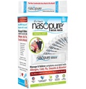 Nasopure Nasal Wash, Refill Kit, “The Nicer Neti Pot” Sinus Wash Kit, Komfortable Nasal Rinse 40 Salzpackungen (3.75 Gramm pro), Nasal Congestion, Cold, Flu, Allergy, Nasal Bewässerungssystem, Lavage