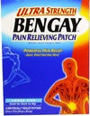 BENGAY Ultra Strength Pain Relieving Patches Large Size 4 Each (Pack of 4)